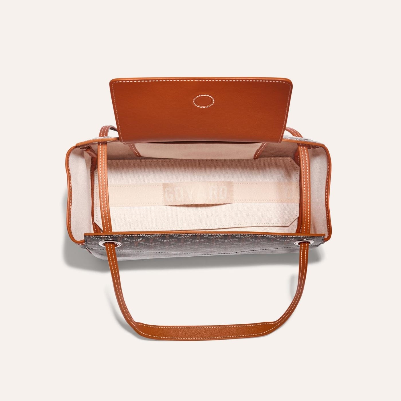 Goyard Rouette Souple Bag Black & Tan - Image 5